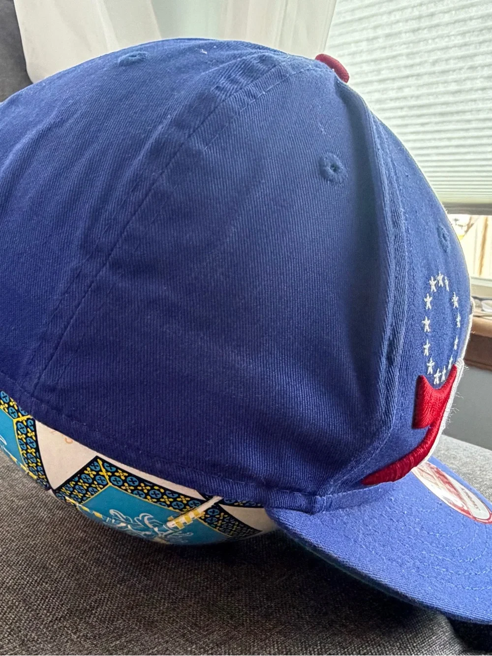 New Era Blue Philadelphia 76ers Embroidered Snapback Cap